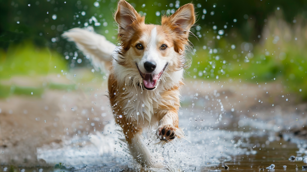 Spaß mit dem Hund