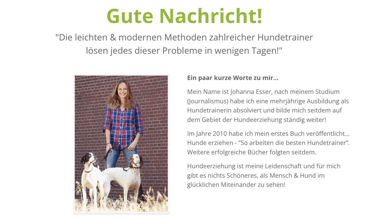 Welpen Erziehung - Online Hundeschule - Johanna Esser