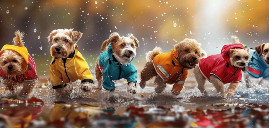 Hunde-Regenkleidung