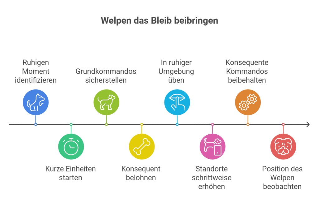 Grafik-Welpe-Bleib-beibringen
