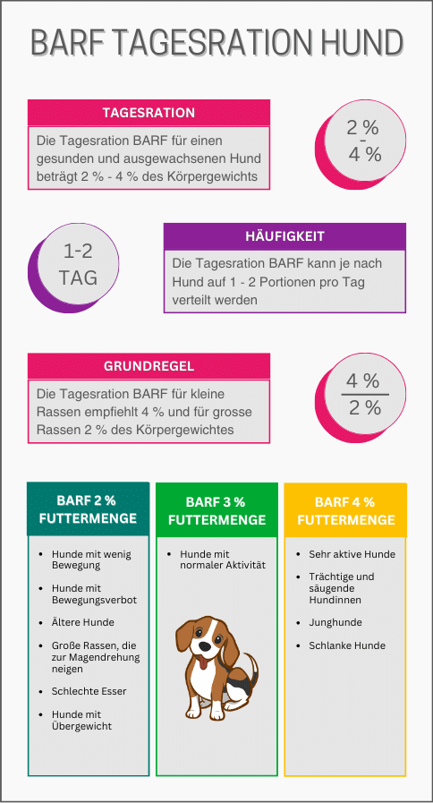 BARF-TAGESRATION-HUND